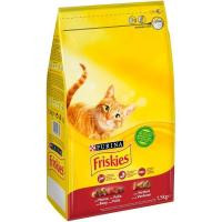 Alimento de buey-pollo-ternera gato adulto FRISKIES, saco 1,5 kg Alimento de buey-pollo-ternera gato adulto FRISKIES, saco 1,5 kg