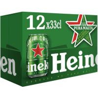 Cerveza HEINEKEN, pack lata 12x33 cl Cerveza HEINEKEN, pack lata 12x33 cl