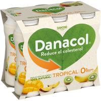 Danacol para beber tropical DANONE, pack 6x100 ml