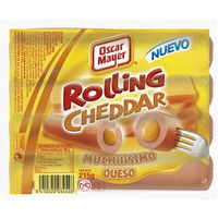 Salchichas Rolling Cheese OSCAR MAYER, sobre 215 g