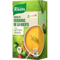 Crema de verduras de la huerta KNORR LIGERESA, brik 500 ml
