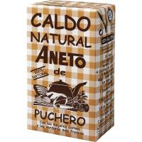 Caldo natural de puchero ANETO, brik 1 litro Caldo natural de puchero ANETO, brik 1 litro