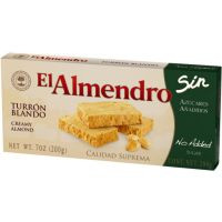 Turrón blando sin azúcar EL ALMENDRO, caja 200 g Turrón blando sin azúcar EL ALMENDRO, caja 200 g