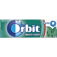 Chicle ORBIT Mentol Fuerte gragea 10 unidades Chicle ORBIT Mentol Fuerte gragea 10 unidades