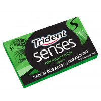 Chicle TRIDENT Senses hierbabuena sin azúcar 23 g Chicle TRIDENT Senses hierbabuena sin azúcar 23 g