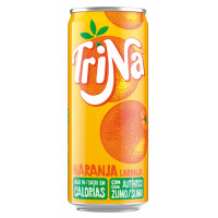 TRINA lata naranja 33 cl TRINA lata naranja 33 cl