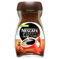 Café NESCAFÉ classic soluble natural 50 tazas 100 g