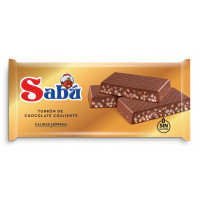 Turrón SABÚ Chocolate Crujiente sin gluten 150 g Turrón SABÚ Chocolate Crujiente sin gluten 150 g