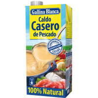 Caldo casero GALLINA BLANCA pescado 100 % natural 1 l Caldo casero GALLINA BLANCA pescado 100 % natural 1 l