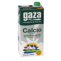 Leche GAZA calcio semidesnatada brik 1 l Leche GAZA calcio semidesnatada brik 1 l