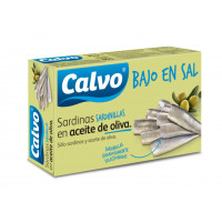 Sardinas CALVO (Sardinillas) en Aceite de Oiva Bajo en Sal 60 g