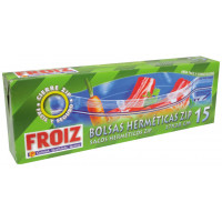 Bolsas congelación FROIZ herméticas 27x28 15 u Bolsas congelación FROIZ herméticas 27x28 15 u