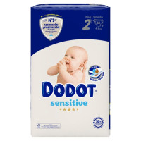Pañal DODOT Sensitive Talla 2 58 unidades Pañal DODOT Sensitive Talla 2 58 unidades