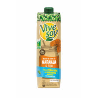 Bebida Zumo Vivesoy naranja-soja brik 1l