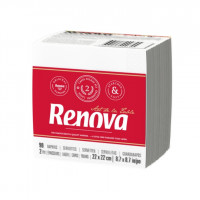 Servilletas RENOVA blancas A&T 22x22 90u Servilletas RENOVA blancas A&T 22x22 90u