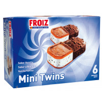 Helado FROIZ mini sándwich twins 6 u 300 g