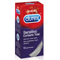 Preservativo DUREX contacto total 12 u
