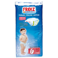 Pañal FROIZ Talla 6 17-28 kg 40 u Pañal FROIZ Talla 6 17-28 kg 40 u