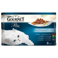 Comida gatos GOURMET Perle carne 4x85 g