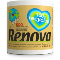 Papel cocina RENOVA recycled gigarrollo unidad Papel cocina RENOVA recycled gigarrollo unidad