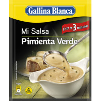 Salsa GALLINA BLANCA pimienta verde 50g