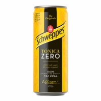 Tónica Schweppes zero lata 33 cl.