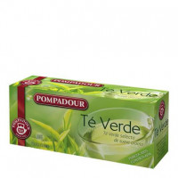 Té verde en bolsitas POMPADOUR 25 ud.