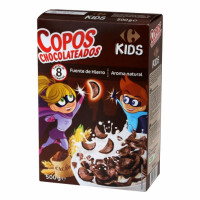 Copos de cereales chocolateados CARREFOUR KIDS 500 g.