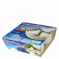 Queso fresco de Burgos CARREFOUR pack de 4 unidades de 62,5 g.