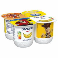 Yogur sabor fresa Danone sin gluten pack de 4 unidades de 120 g