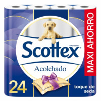 Papel higiénico Acolchado Scottex 24 rollos