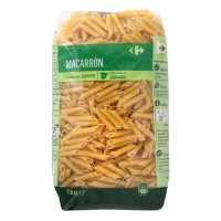 Macarrones CARREFOUR 1 kg.