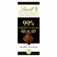 Chocolate negro 99% LINDT Excellence 50 g.
