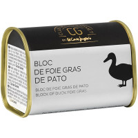 CLUB DEL GOURMET bloc de foie gras de pato natural lata 130 g