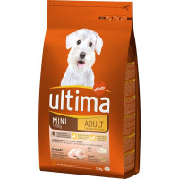 ULTIMA Mini Adult pienso para perros adultos minis con pollo bolsa 1,5 kg