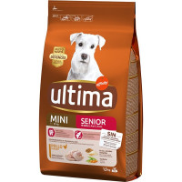 ULTIMA Mini Senior Agevital pienso para perros senior minis con pollo bolsa 1,5 kg
