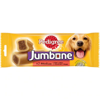 PEDIGREE Jumbone snacks para perros de tamaño mediano sabor a carne de vacuno y ave envase 200 g