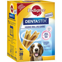 PEDIGREE Dentastix snack dental para perros de tamaño mediano 28 unidades 25,7 g