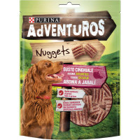 ADVENTUROS Nuggets snacks para perros con sabor a jabalí envase 90 g