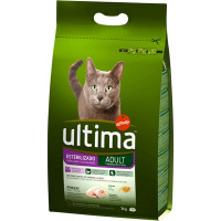 ULTIMA Esterilizado Adult pienso para gatos adultos esterilizados con pollo bolsa 3 kg