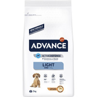 ADVANCE Light pienso para perros adultos minis con pollo bolsa 3 kg