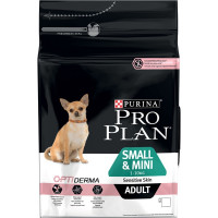 PURINA PRO PLAN Sensitive Skin pienso para perros adultos tamaño pequeño y mini con salmón bolsa 3 kg