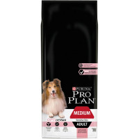 PURINA PRO PLAN Sensitive Skin pienso para perros adultos tamaño mediano con salmón saco 14 kg