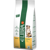 LIBRA ADULT pienso nutritivo y equilibrado para perros adultos de todas las razas con pollo bolsa 14 kg