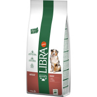 LIBRA ADULT MIX pienso nutritivo y equilibrado para perros adultos para todas las razas saco 14 kg con buey, pollo y guisantes
