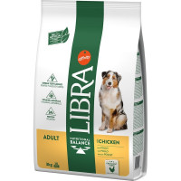 LIBRA ADULT WITH CHICKEN pienso para perros adultos raza mediana y grande de 10 a 30 Kg bolsa 3 kg con pollo
