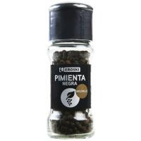 Molinillo de pimienta negra EROSKI, frasco 34 g