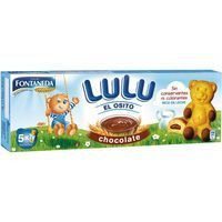 Bizcocho relleno de chocolate OSITOS LULU , caja 150 g