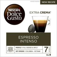 Café expresso intenso DOLCE GUSTO, caja 16 uds