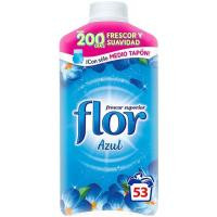 Suavizante concentrado azul FLOR, botella 59 dosis